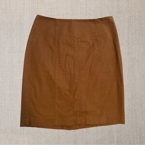 Jacob Brown Corduroy Mini Skirt